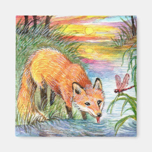 Fox Drinks von Riverside Magnet