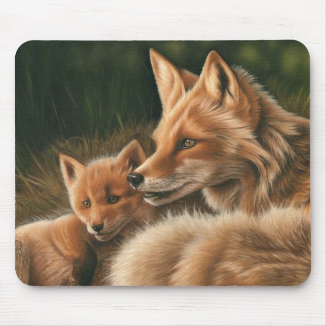 Fox-Entwurfs-Mausunterlage Mousepad (Vorne)