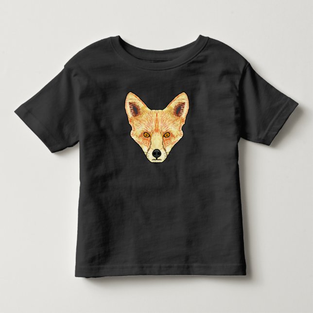 Fox Face Kleinkind T-shirt (Vorderseite)