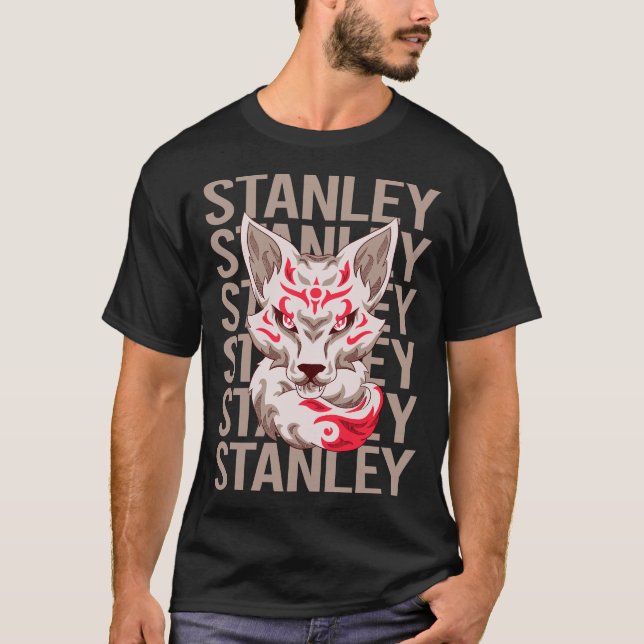 Fox Face - Stanley Name T-Shirt (Vorderseite)