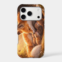 Fox Family Nurturing Love Muttertagsgeschenk - iPh