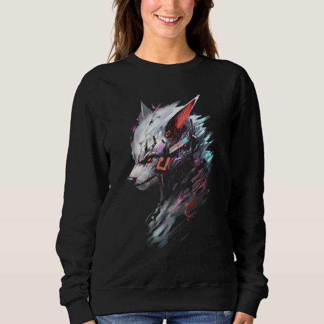 Fox Fantasy Art  Animal Fox Sweatshirt (Vorderseite)