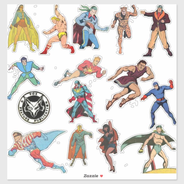Fox Features Sticker Set #3 (Blatt)