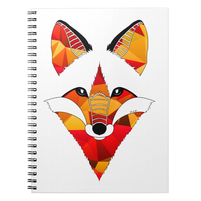 Fox-Feuer Notizblock (Vorderseite)