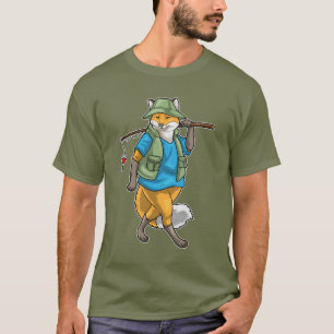 Fox Fisher Angelrute Fischen T-Shirt