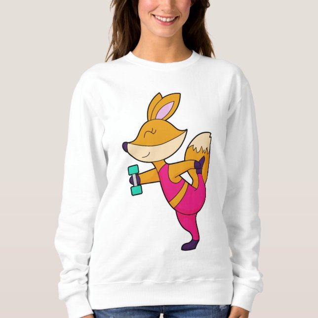 Fox Fitness Dumbbell Sweatshirt (Vorderseite)