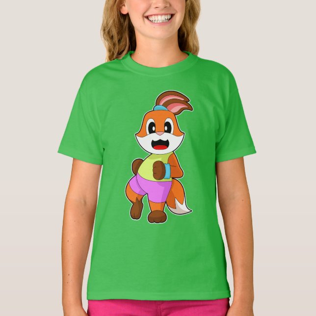 Fox Fitness Workout T-Shirt (Vorderseite)