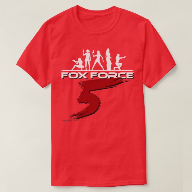 Fox Five T-Shirt (Design vorne)