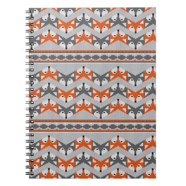 Fox Fleece Sweater Notizblock (Vorderseite)