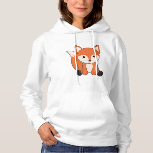 Fox Forest Animal Foxes Orange Kawaii Animes Hoodie