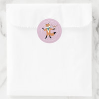 Fox Forest Friends Lavender Baby Dusche