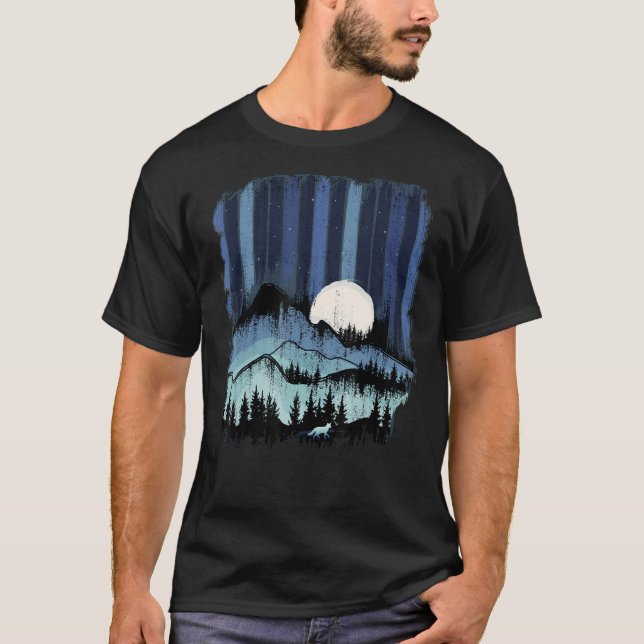 Fox Forest Landschaft Wandern Ristorante da Enzo T-Shirt (Vorderseite)