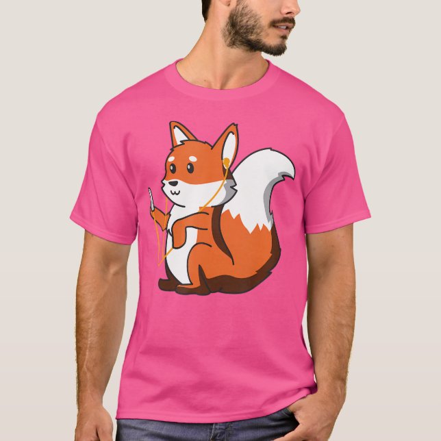 Fox Fox Friends Kopfhörer Fox T-Shirt (Vorderseite)