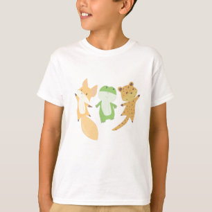 Fox Frog Leopard Tierfreunde Funny Animals T-Shirt