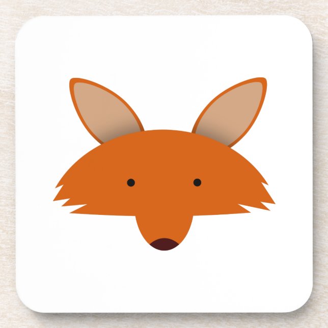 Fox Getränkeuntersetzer (Vorderseite)