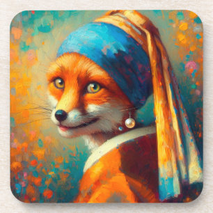 Fox Getränkeuntersetzer