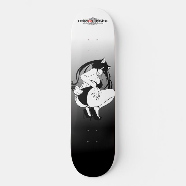 Fox Girl Skateboard (Vorderseite)