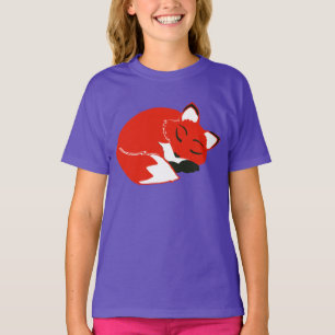 Fox Girls' Hanes ComfortBlend® Sweatshirt, Lila T-Shirt