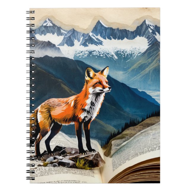 Fox Glacier | Notebook-Journal Notizblock (Vorderseite)