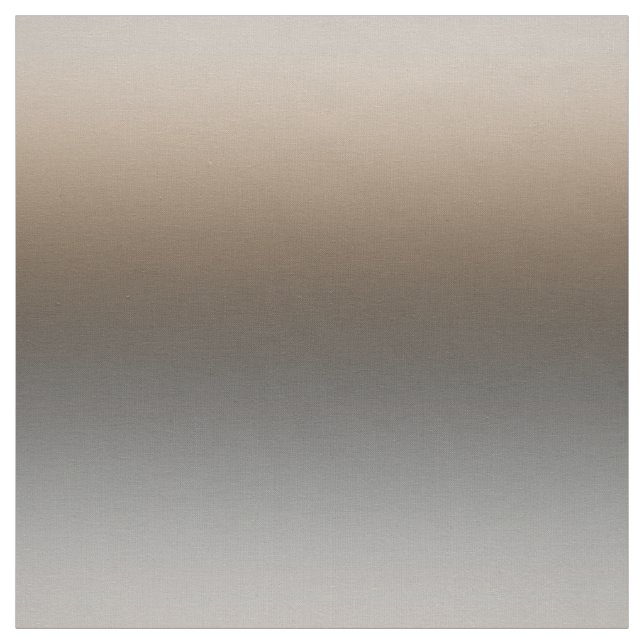 Fox graues schwarz-braunes Gradient Ombre Farbstof Stoff (Muster)