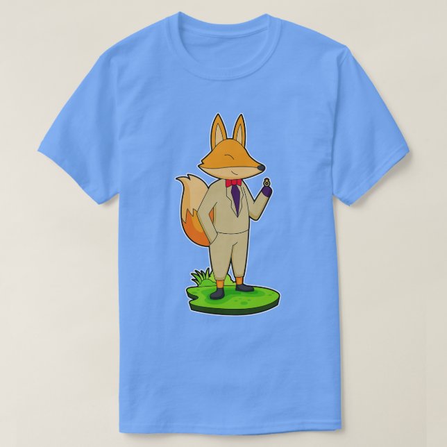 Fox Groom Ring Wedding T-Shirt (Design vorne)