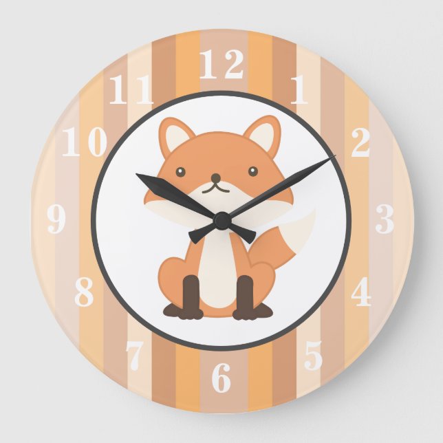 Fox Große Wanduhr (Vorderseite)