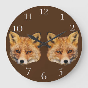 Fox Große Wanduhr