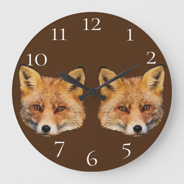 Fox Große Wanduhr (Vorderseite)