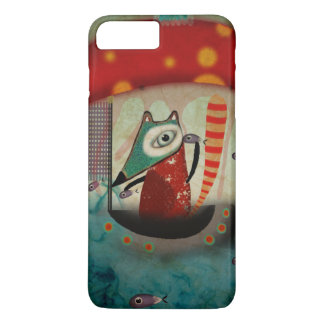 Fox Grungy Strip Art Case-Mate iPhone Hülle