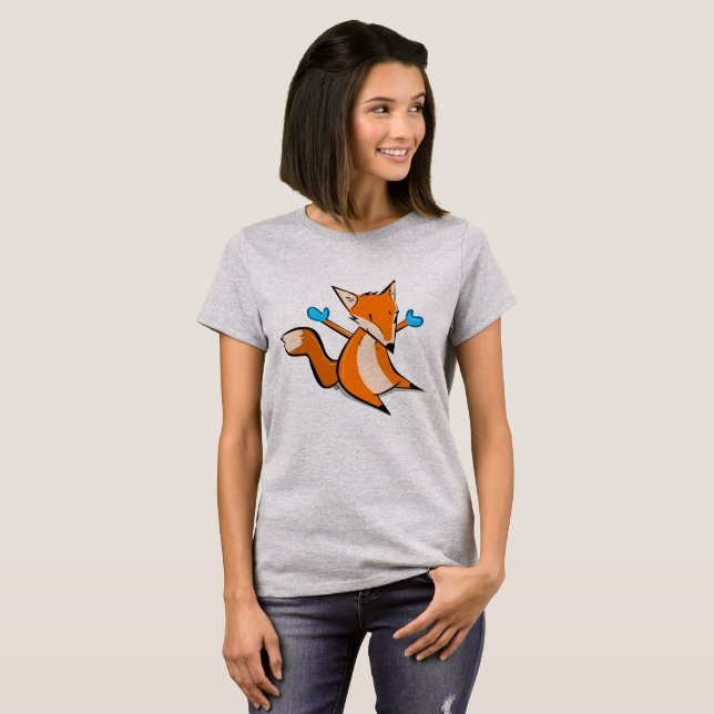 Fox-Handschuh - T - Shirt (Vorne ganz)