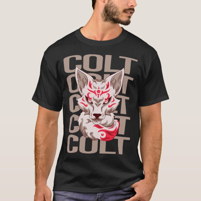 Fox Head - Colt Name T-Shirt (Vorderseite)