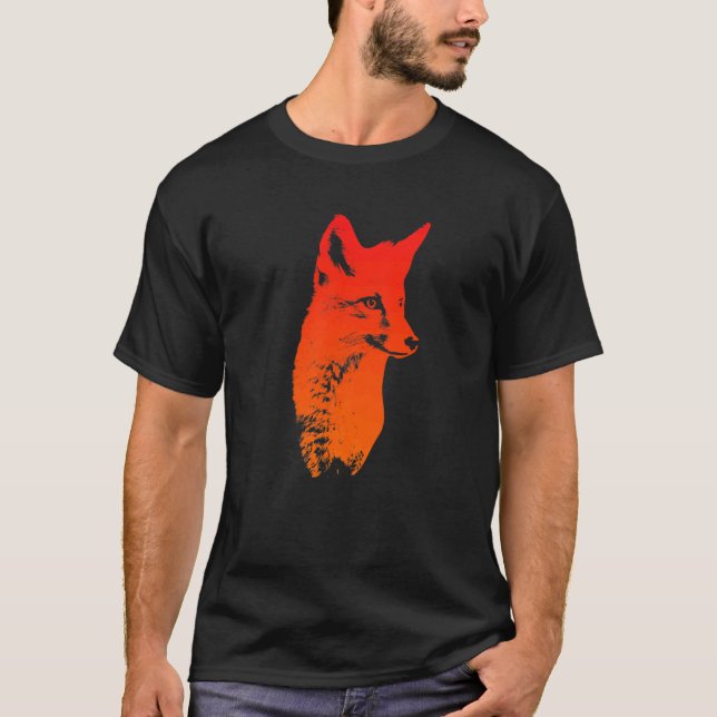 Fox head fox fox hunting hunter  1 T-Shirt (Vorderseite)