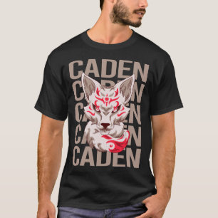 Fox Head - Name Caden T-Shirt