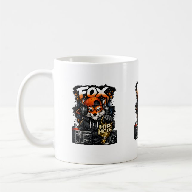 Fox Hip Hop Style Kaffeetasse (Links)