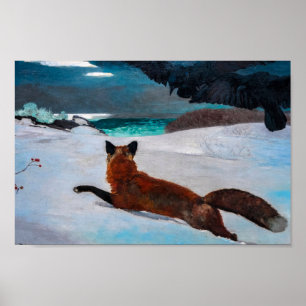 Fox Hunt von Winslow Homer Poster