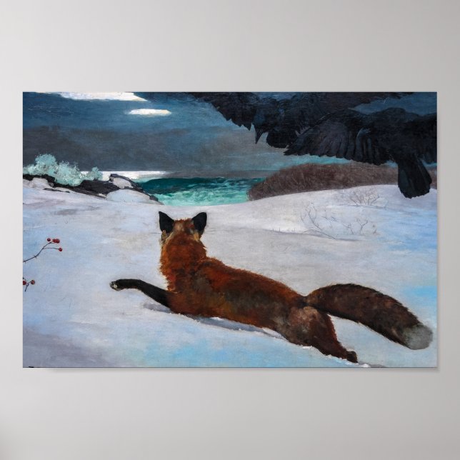 Fox Hunt von Winslow Homer Poster (Vorne)