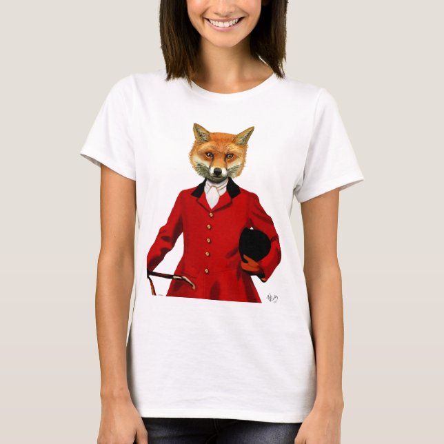 Fox Hunter 2 Portrait 2 T-Shirt (Vorderseite)