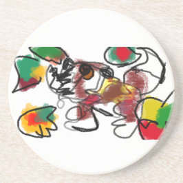 Fox im Herbst gewartet Getränkeuntersetzer