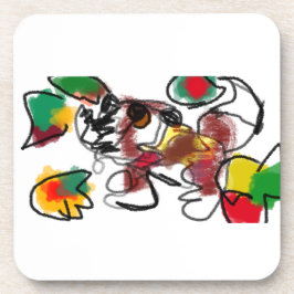 Fox im Herbst gewartet Getränkeuntersetzer