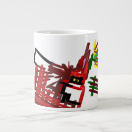 Fox im Herbst Jumbo-Tasse