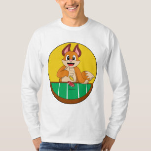 Fox im Poker mit Poker-Chips T-Shirt