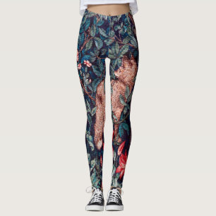 Fox im Wald, William Morris Leggings