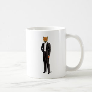 Fox in Abend Anzug voll Tasse