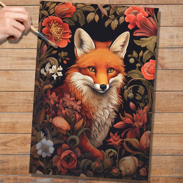 Fox in Band 4 Decoupage Paper Seidenpapier (Von Creator hochgeladen)