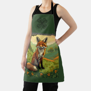 Fox in den Kleeblättern Schürze