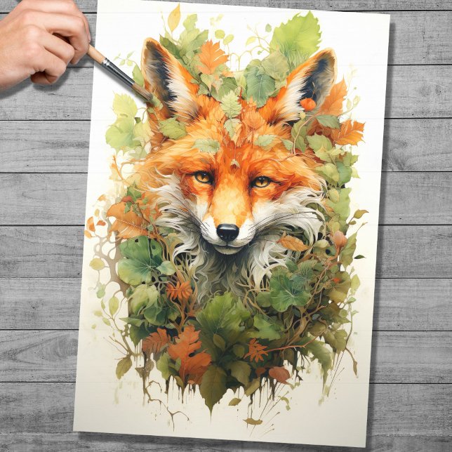 Fox in Folien 1 Decoupage Paper Seidenpapier (Von Creator hochgeladen)