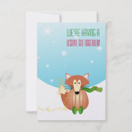 Fox in Mittens Einladung