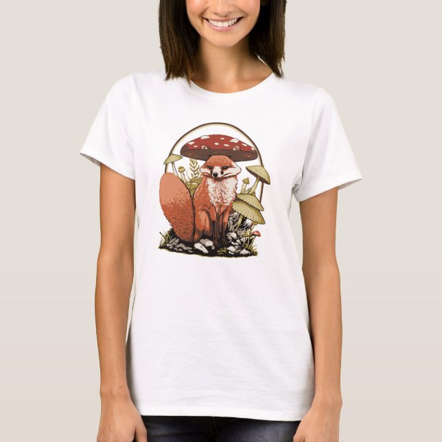fox in nature T-Shirt (Vorderseite)