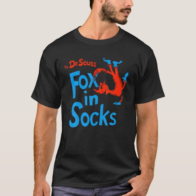 Fox in Socken - alles - Oh, die Orte, die Sie werd T-Shirt (Vorderseite)