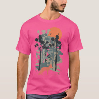 Fox in the Forest - Natur Outdoor Wandern A T-Shirt